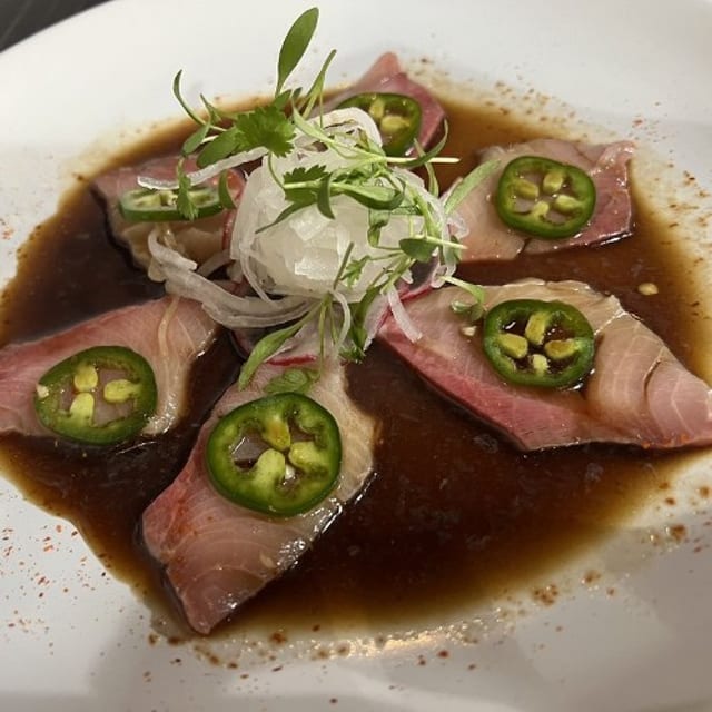 Yellowtail Jalapeno Tiradito.