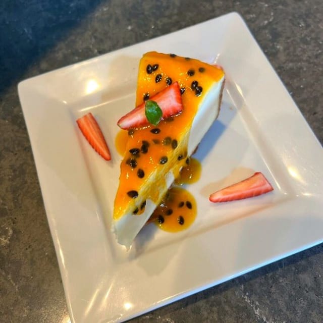 Maracuyan Cheesecake.
