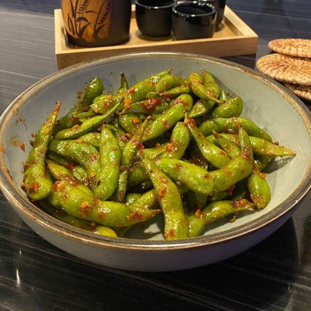 Spicy Edamame.